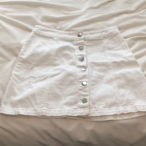 H&M button skirt